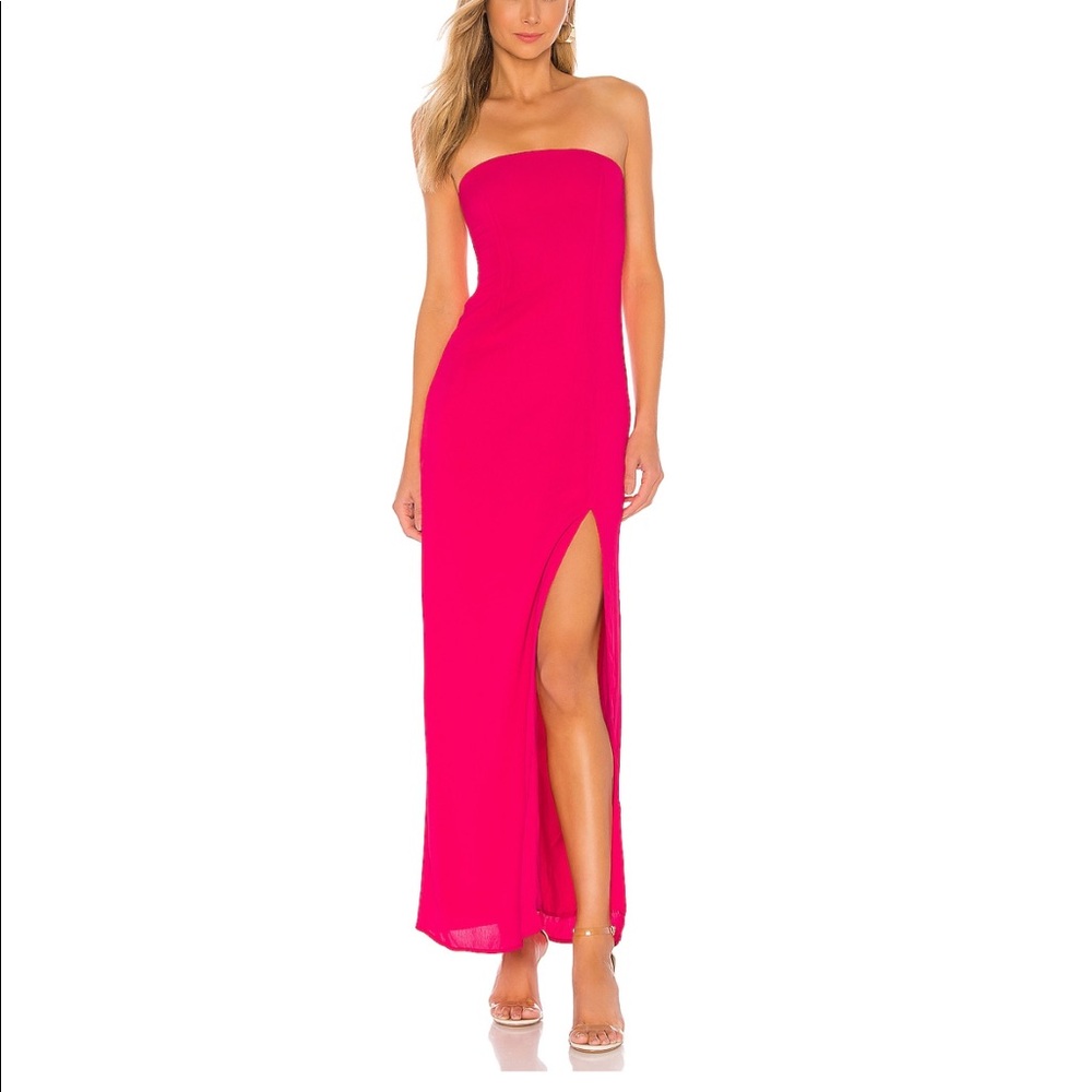Superdown strapless dress